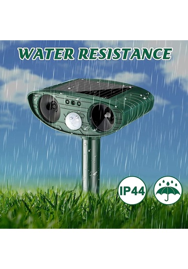 Ultrasonik Kedi Korkutucu, Bahçe İçin, Solar Hayvan Kovucu, Kedi
