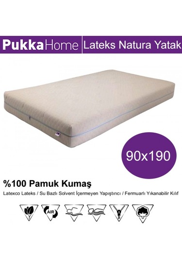Pukka Cotton Soft Natura Çocuk Yatağı 90 x 190