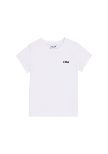 U.s. Polo Assn. Erkek Çocuk Beyaz Tişört 50313932-vr013 Beyaz