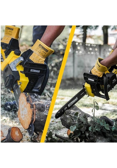 Rtrmax RTX1891 X-Lion Kömürsüz 36V 4Ah Çift Akülü Zincirli Testere