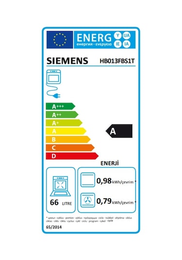 Siemens HB013FBS1T Paslanmaz Çelik Ankastre Fırın