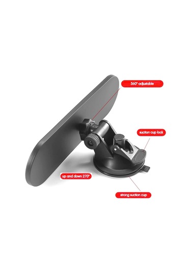 Sones Czc-220 Araba Güçlü Vantuz Büyük Görüş Düz Dikiz Aynası Mavi Ayna