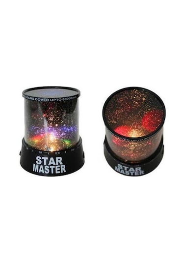 Star Master Pilli Projeksiyon Oda Gece Lambası Çok Renkli
