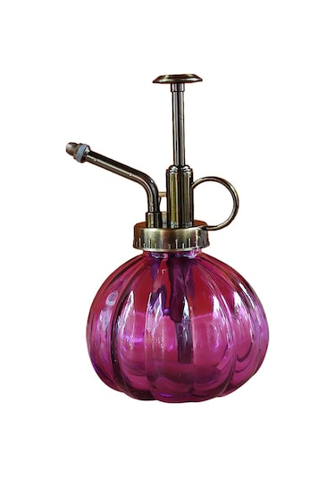 Suntek Antik Bitki Çiçek Sulama Pot Şişe Bahçe Mor