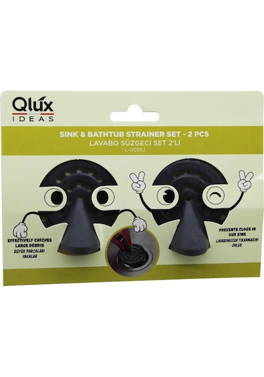 Qlux L-00962 2pcs Lavabo Süzgeç Set 4741 Adaçayı