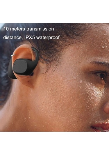 Flybuy Js270 Kablosuz Bluetooth Kulaklık Asılı Spor Kulak İş Kulaklık Siyah