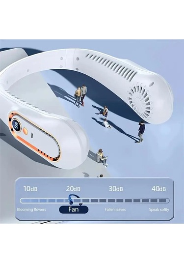 Taşınabilir Boyun Fan Asılı Hava Soğutucu Elektrikli Fanlar Bladeless Şarj Ed Ventilador Soğutma Fanları Boyun Vantilatör 56907333