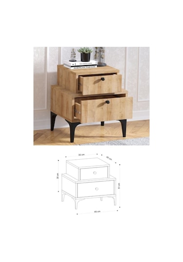 Decormet Albero Komodin Safir Meşe Safir Meşe