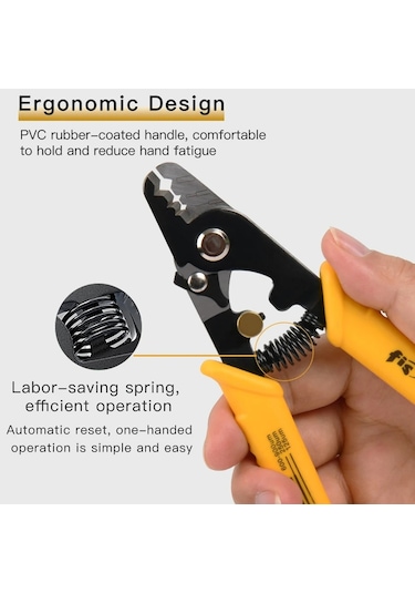 Sones Komshine Fıs Üç Portlu Optik Tel Soyma Açıklığı Hassas Güvenlik Kilidi Tasarımı Ft11301t