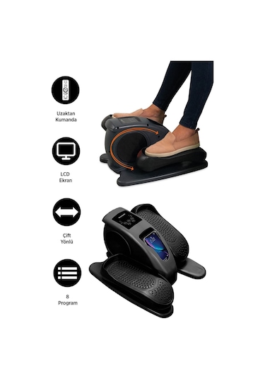 Kochler Eliptik Kondisyon Bisikleti - Egzersiz Aleti - Alman Tasarım - Ayak Masaj Aleti Çok Renkli