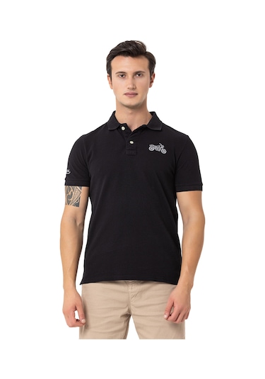 Routefıeld Routefield Erkek Polo Tişört Pads Siyah 10010 SIYAH