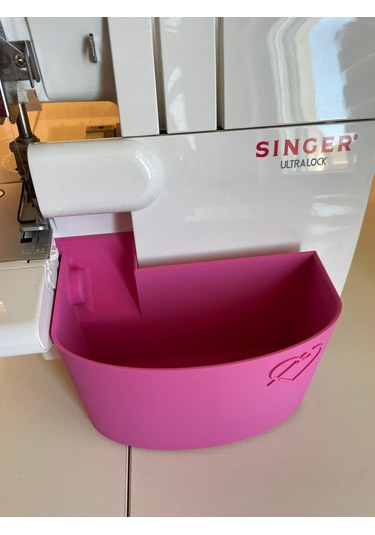 Singer Overlok Çöp Kutusu Fire Kabı Xl Fuşya Pembe 14sh654 14sh75