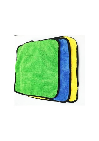 Yeşil Renk Mikrofiber Araç İç Dış Yıkama Temizleme Kurulama