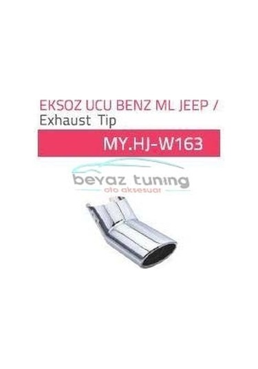Mercedes W163 Ml Jeep Tekli Egzoz Ucu