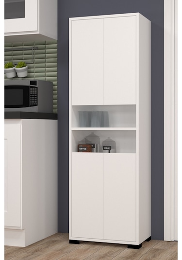 Tokyo No 1 Raflı 4 Kapaklı Mutfak Dolabı