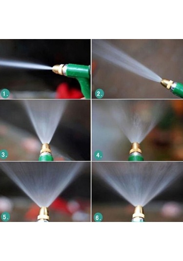 Sones 20 M Yüksek Basınçlı Bahçe Araba Hortumu Püskürtme Yıkama Suyu Tabancası