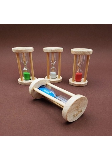 3 Dakikalık Ahşap Kum Saati - 90340606439461000f