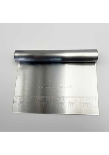 Trendooze Gaojunshop01 Paslanmaz Çelik Hamur Kazıyıcı Fırıncılık Aleti Gümüş Renk Gümüş