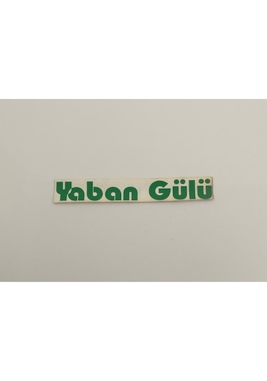 Üçel Yaban Gülü Yapışkanlı Araç Sticker Yazı-araç Arkası Yazı-oto Cam Etiket Sticker Yazı Barkod10002134