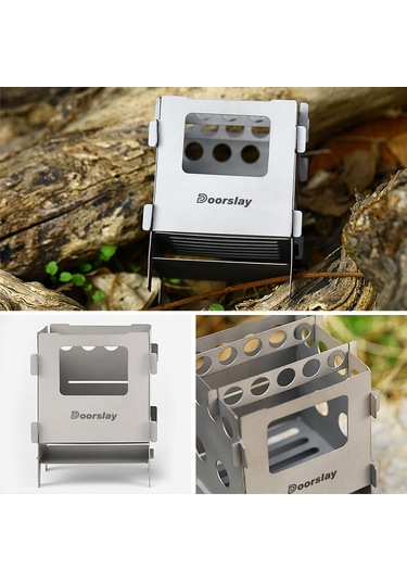 Skycity Ti Malzeme Ultra Hafif Çalışır Kamp Ocağı - Folding, Taşınabilir, Outdoor Aktivitelere İdeal 126g Çok Renkli