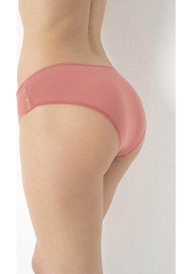 Kadın Dantelli 4'lü Karışık Renk Külot Asorti-3 C3t0n0o408 001