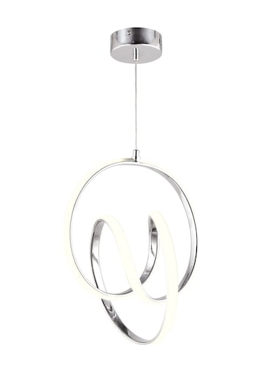 Ruby Krom 3 Renkli 48 Watt Kristal Ledli Modern Oturma Odası Salon Sarkıt Avize Diğer