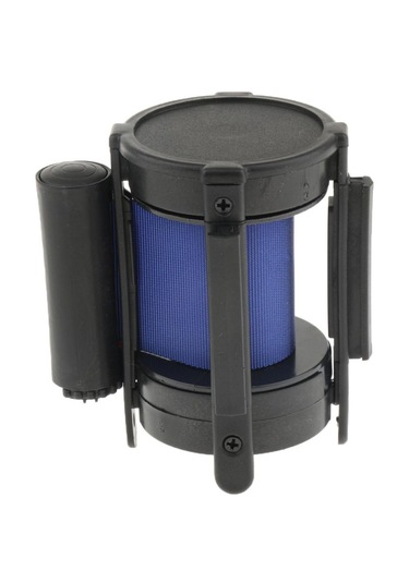 Suntek Stanchion Sıra Bariyeri Uzatılmış Geri Mavi Mavi