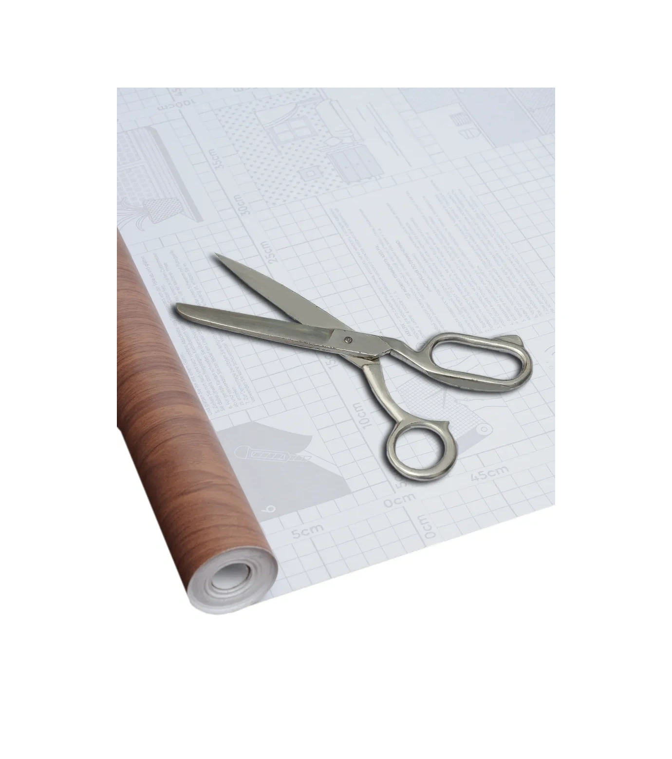 Stankoinstrument İ Osnastka Kendinden Yapışkanlı Ahşap Desenli Mat Mobilya Filmi 8 Metre 281402420