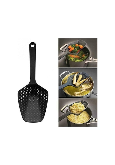 Yiyecek Eleği Büyük Kevgir Çorba Filtresi Mutfak Aksesuarları Sarı