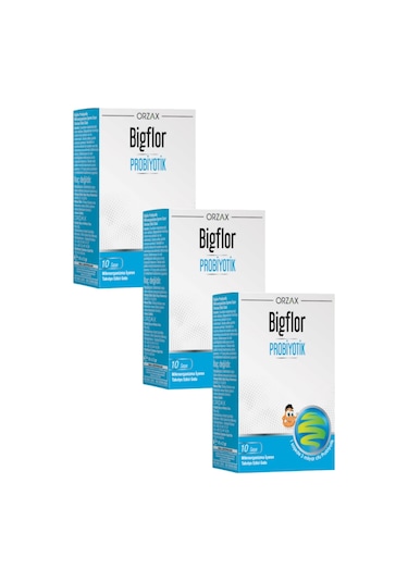 Orzax Bigflor Probiyotik 3 x 10 Saşe