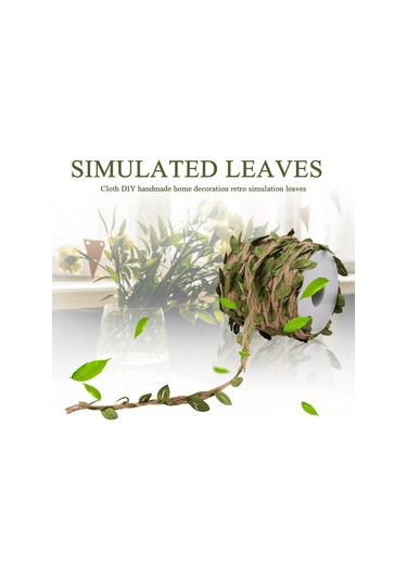 Gatherco Yapay Yaprak Çelengi - 20m - Rustik Yeşillikli Liana Bahçe Veya Düğün İçin Yapay Yeşillik Süslemeleri Diğer