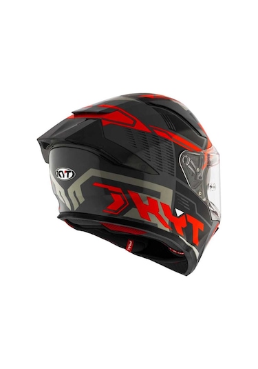 Kyt R2r Kapalı Kask Kırmızı - Siyah