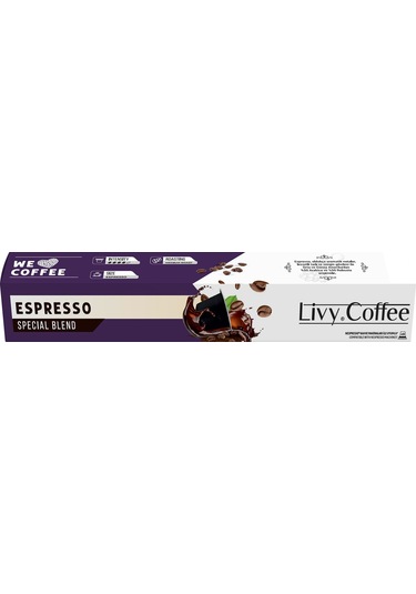 Livy Coffee Nespresso Uyumlu Special Blend Kapsül Kahve 10'lu