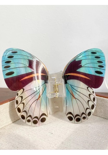 Symbol Kelebek Canlı Saç Tokası 230890014 Açık Mavi