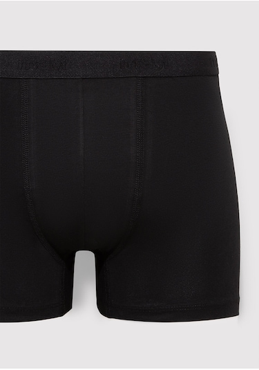 Mavi - Siyah Basic Boxer 092121-900 Siyah
