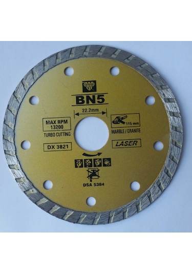 Mermer Granit Fayans Ahşap Taş Beton Kesme Zımpara Diski Seti 2li