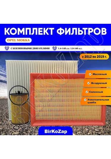 Fortech Opel Mokka İçin Filtre Seti 261527315