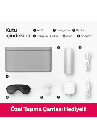 Ulıke Air 3 Ipl Lazer Epilasyon Cihazı Beyaz