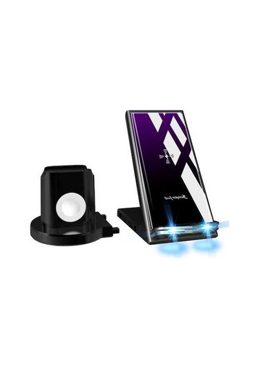 Willowhaven 4 Cihazı Hızlı Kablosuz Şarj Cihazı, A9 Siyah, 10w, 4'ü 1 Arada Şarj, Güvenlik Koruma Özellikleriyle