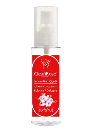 Clean Rose Japon Kiraz Çiçeği Kolonyası Sprey Pet Şişe 50 ML
