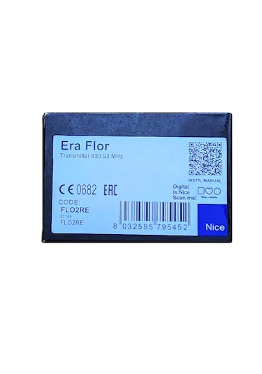 Nice Era Flor Garaj Kumandası - 433.92 Mhz Garaj - Bariyer - Kayar Kapı - Otopark
