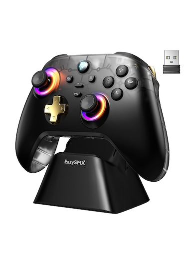Easysmx D05 - Kablosuz Gamepad - Hall Effect Stick - Siyah