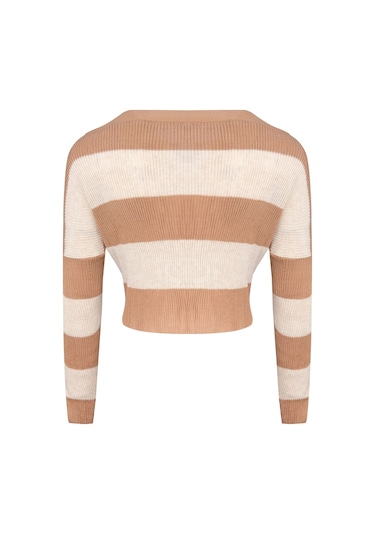 Z3008 Dewberry Bayan Hırka-açık Camel Açık Camel