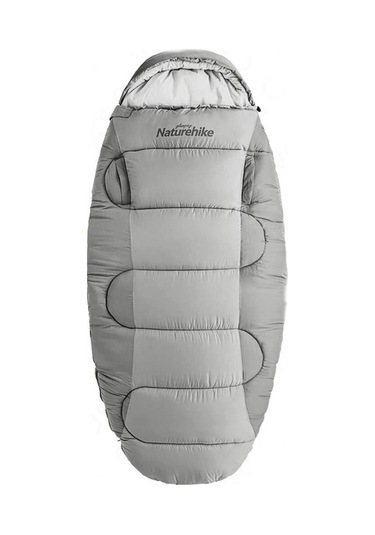 Naturehike Ps400 Oval Ultralight Uyku Tulumu -12 C Cloudy Grey Cloudy Grey - Right Gri