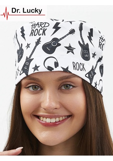 Dr. Lucky Tıbbi Pamuklu Baş Bandı Rock-n-roll 293602117
