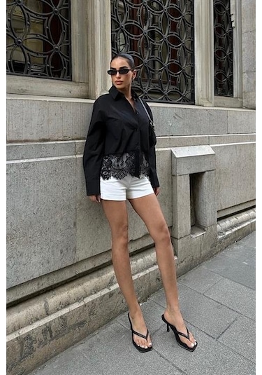 Andrea Dantel Detay Gömlek 3385-08 Si Yah