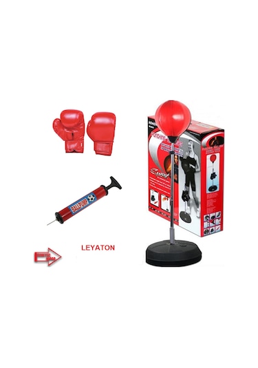 Ayaklı Boks Vurma Standı Pencikball Hız Topu 120-146 Cm Çok Renkli