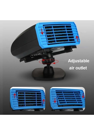 Araba 360 Derece Dönen Araba Isıtıcısı İçin 12v Çok Fonksiyonlu Isıtıcı, Stil: Temel Model