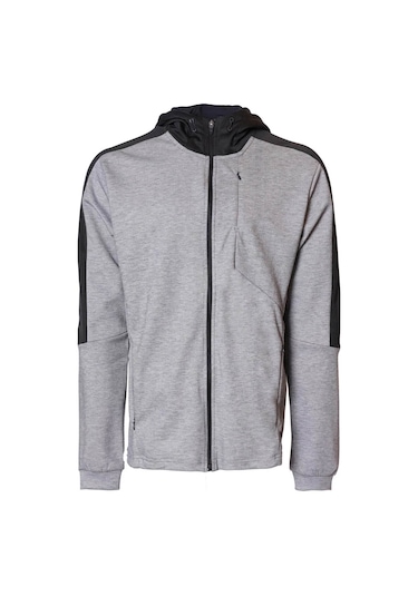 Hummel Erkek Sweatshirt Gri 921567-2006 Hmltropper Zip Hoodie 25kw61000351 W610014