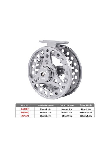 Lemestar Alüminyum Alaşımlı 7/8 Boy Silver Uçucu Balık Makinesi - 2+1 Yataklı 1:1 Dişli Oranı